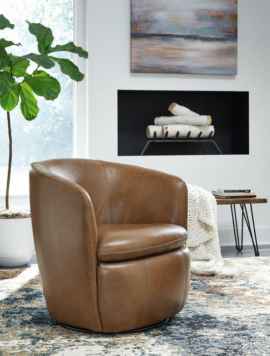 Kierreys Swivel Accent Chair - One & Only Furniture