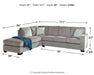 Altari Sectional with Chaise - One & Only Furniture