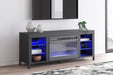 Cayberry 60" TV Stand with Electric Fireplace - One & Only Furniture