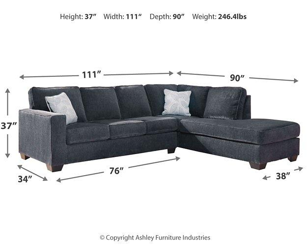 Altari Sectional with Chaise - One & Only Furniture