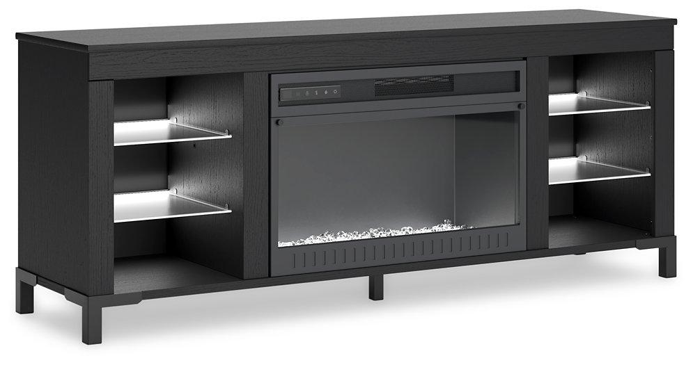 Cayberry 60" TV Stand with Electric Fireplace - One & Only Furniture