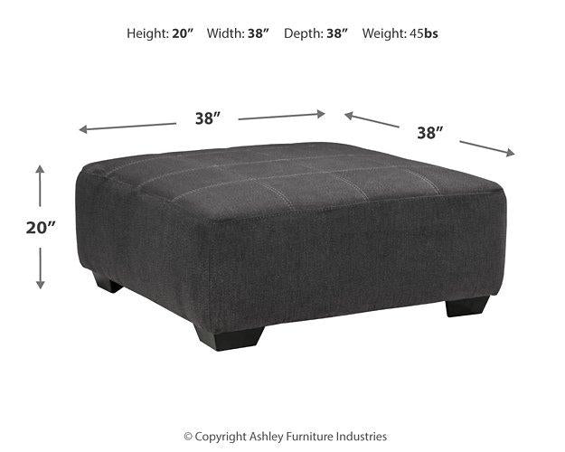 Ambee Oversized Accent Ottoman - One & Only Furniture