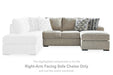 Calnita Sectional with Chaise - One & Only Furniture