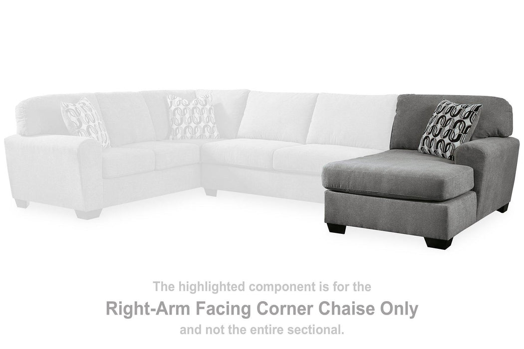 Birkdale Court Sectional with Chaise - One & Only Furniture
