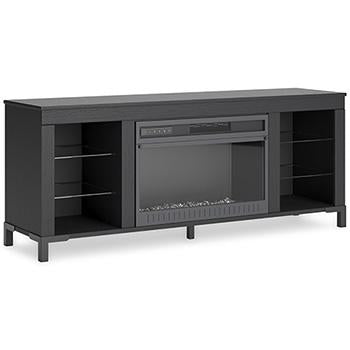 Cayberry 60" TV Stand with Electric Fireplace - One & Only Furniture