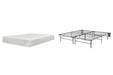 10 Inch Chime Memory Foam Mattress Set - One & Only Furniture