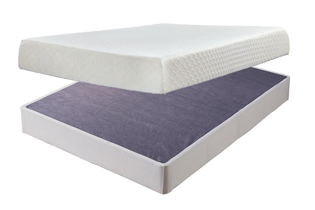 10 Inch Chime Memory Foam Mattress Set - One & Only Furniture