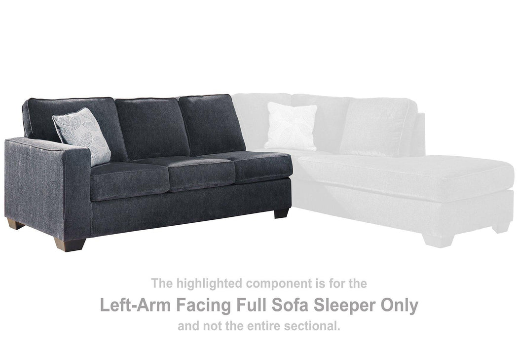 Altari Sleeper Sectional with Chaise - One & Only Furniture