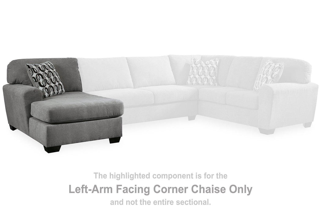 Birkdale Court Sectional with Chaise - One & Only Furniture