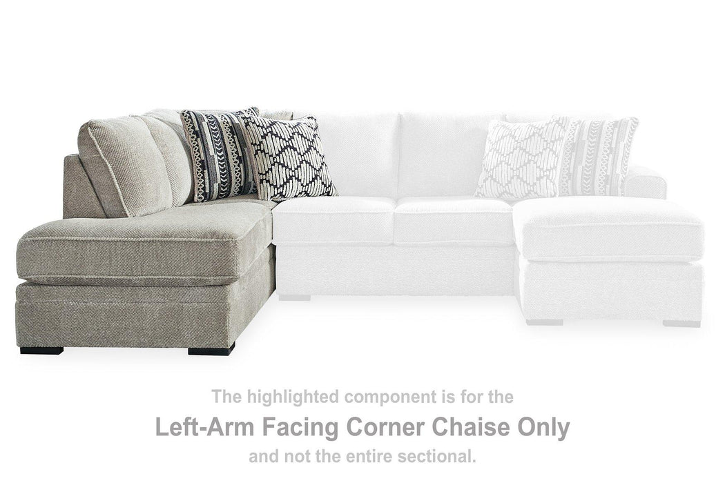 Calnita Sectional with Chaise - One & Only Furniture