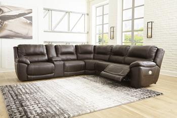 Dunleith Power Reclining Sectional - One & Only Furniture
