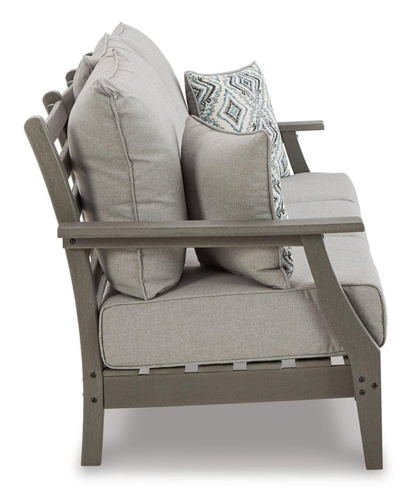 Visola Outdoor Sofa and Loveseat Set - One & Only Furniture