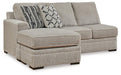 Calnita Sectional with Chaise - One & Only Furniture
