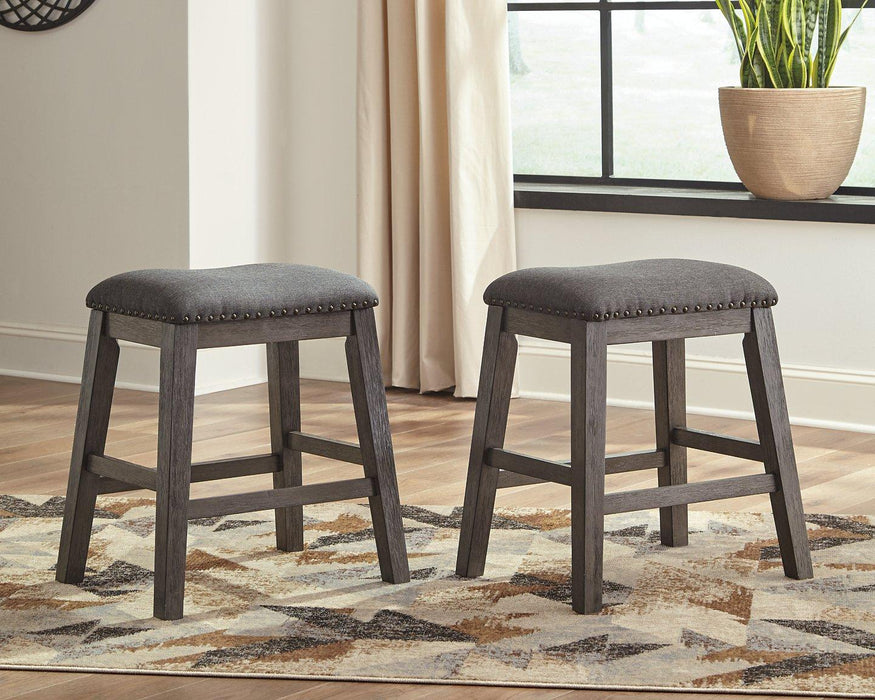 Caitbrook Counter Height Upholstered Bar Stool - One & Only Furniture