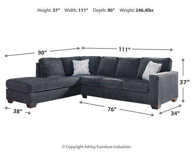 Altari Sectional with Chaise - One & Only Furniture