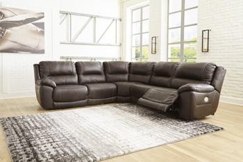 Dunleith Power Reclining Sectional - One & Only Furniture