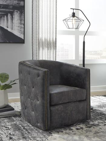 Brentlow Swivel Accent Chair - One & Only Furniture