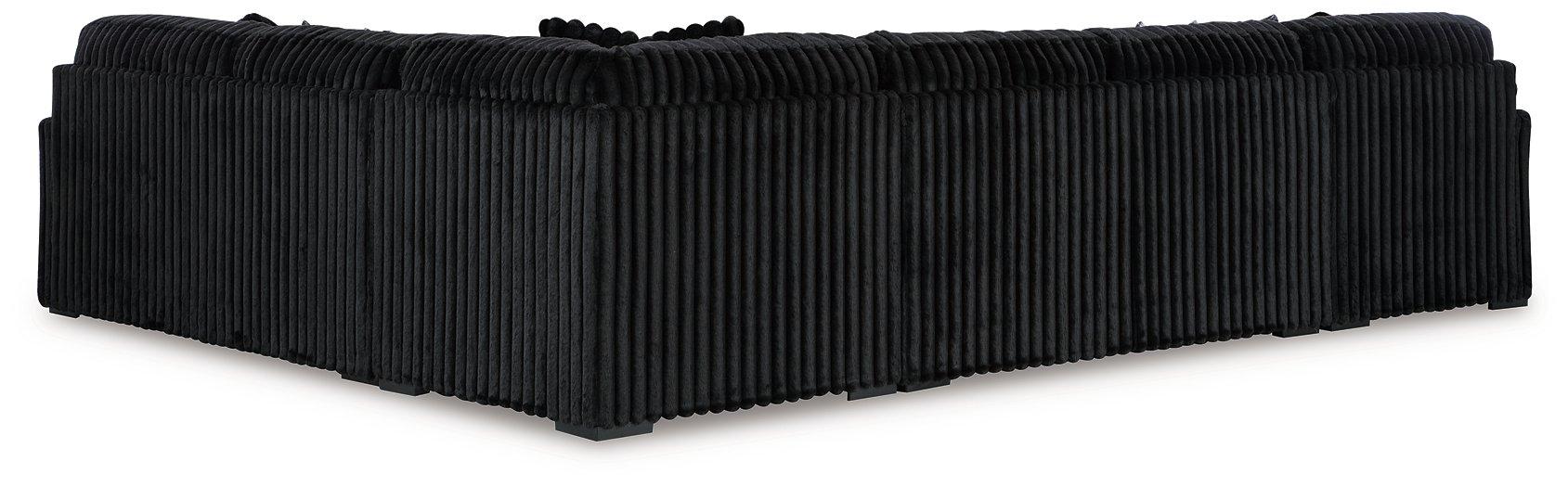 Midnight-Madness Sectional with Chaise - One & Only Furniture