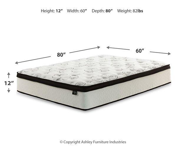 Chime 12 Inch Hybrid Mattress in a Box - One & Only Furniture