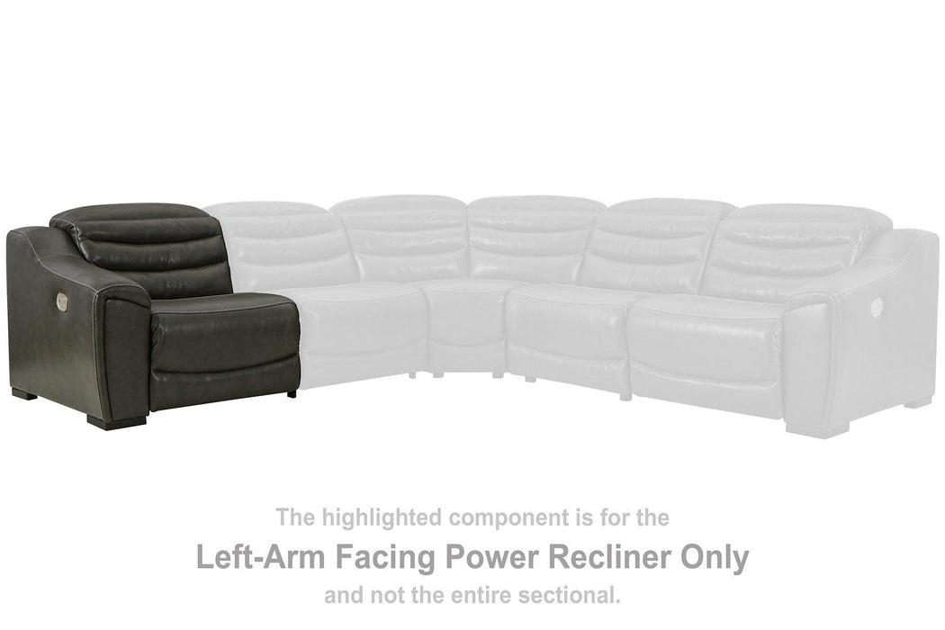 Center Line Power Reclining Sectional Loveseat - One & Only Furniture