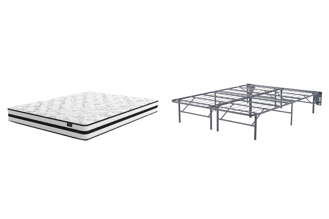 8 Inch Chime Innerspring Mattress Set - One & Only Furniture