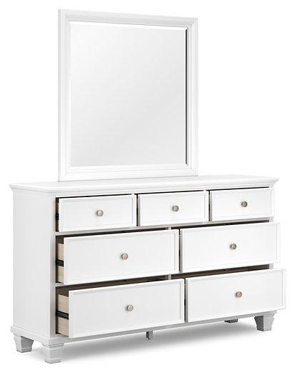 Fortman Dresser and Mirror - One & Only Furniture
