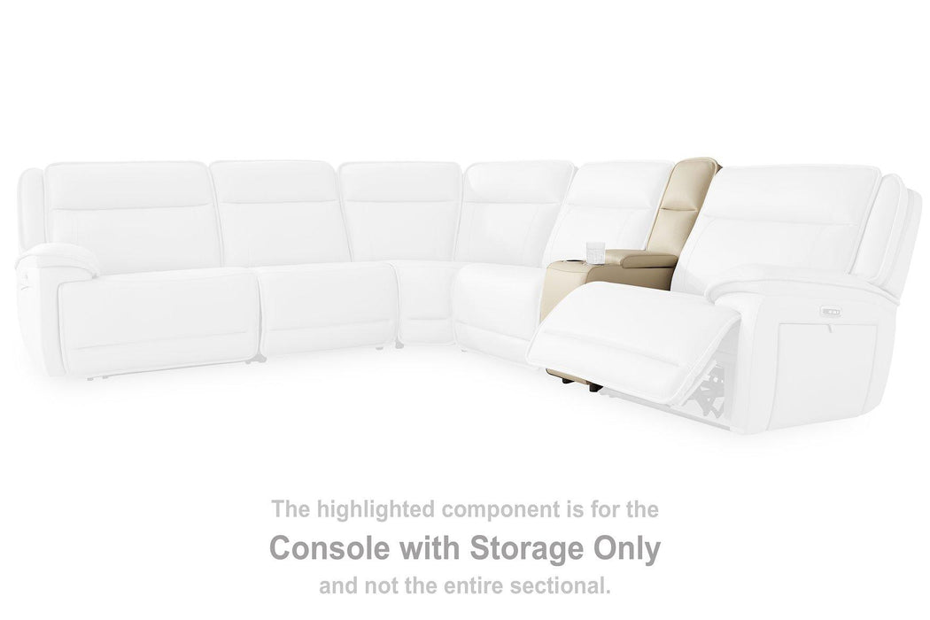 Double Deal Reclining Sectional with Console - One & Only Furniture