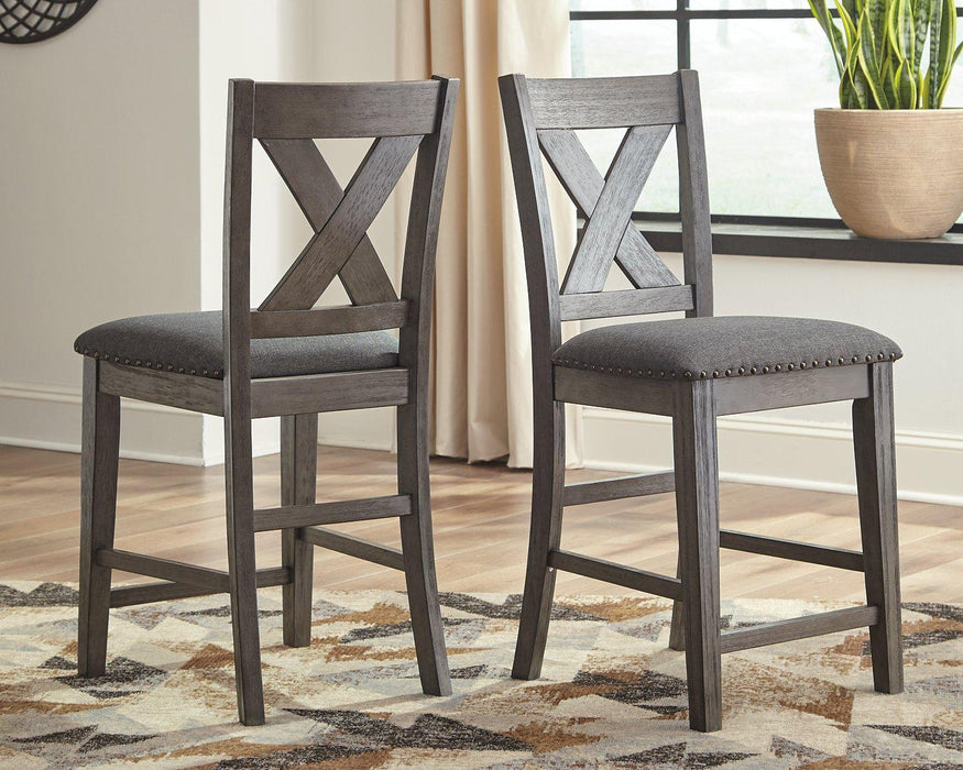 Caitbrook Counter Height Upholstered Bar Stool - One & Only Furniture