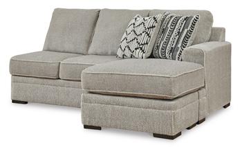 Calnita Sectional with Chaise - One & Only Furniture