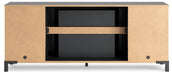 Cayberry 60" TV Stand with Electric Fireplace - One & Only Furniture