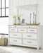 Kanwyn Dresser and Mirror - One & Only Furniture