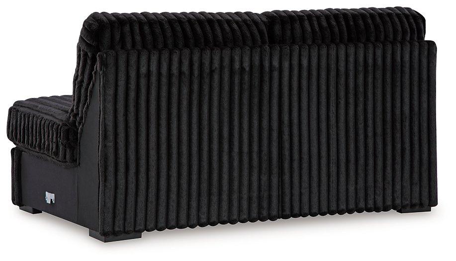 Midnight-Madness Sectional with Chaise - One & Only Furniture