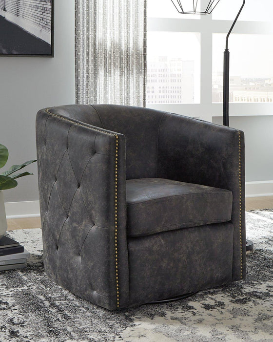 Brentlow Swivel Accent Chair - One & Only Furniture