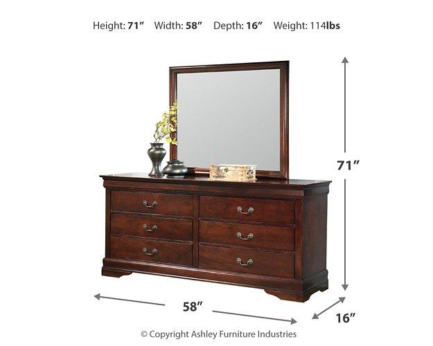 Alisdair Dresser and Mirror - One & Only Furniture