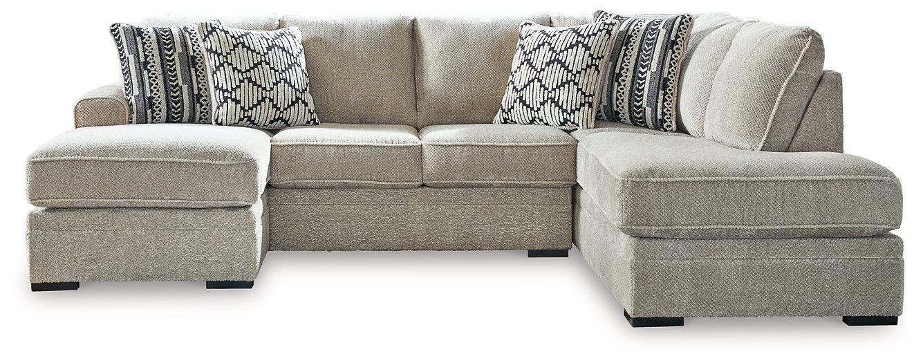 Calnita Sectional with Chaise - One & Only Furniture