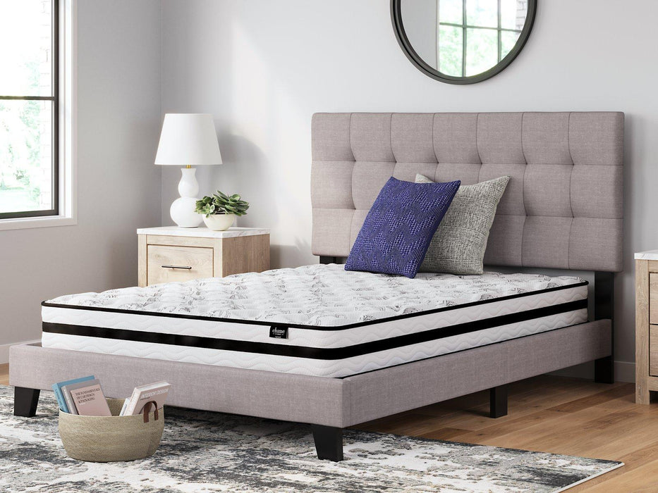 8 Inch Chime Innerspring Mattress Set - One & Only Furniture