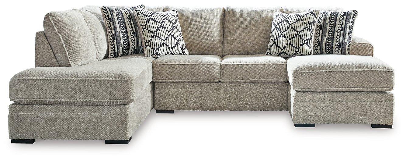 Calnita Sectional with Chaise - One & Only Furniture