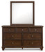 Danabrin Dresser and Mirror - One & Only Furniture