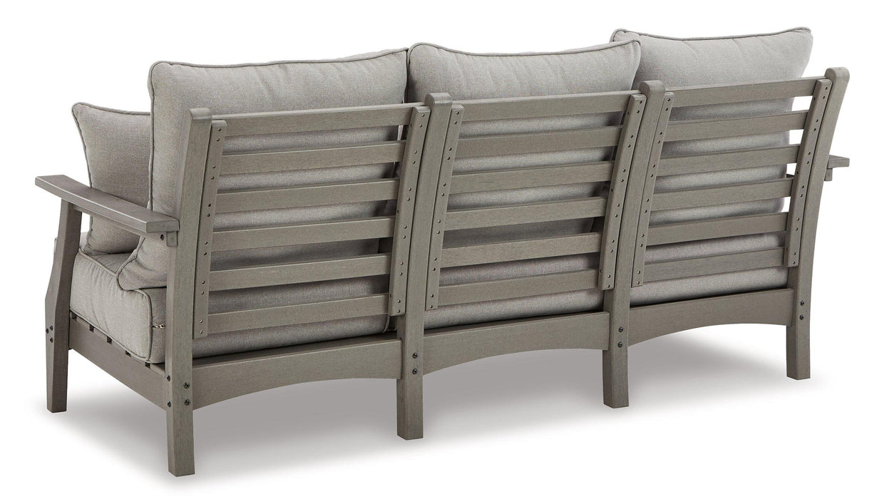 Visola Outdoor Sofa and Loveseat Set - One & Only Furniture