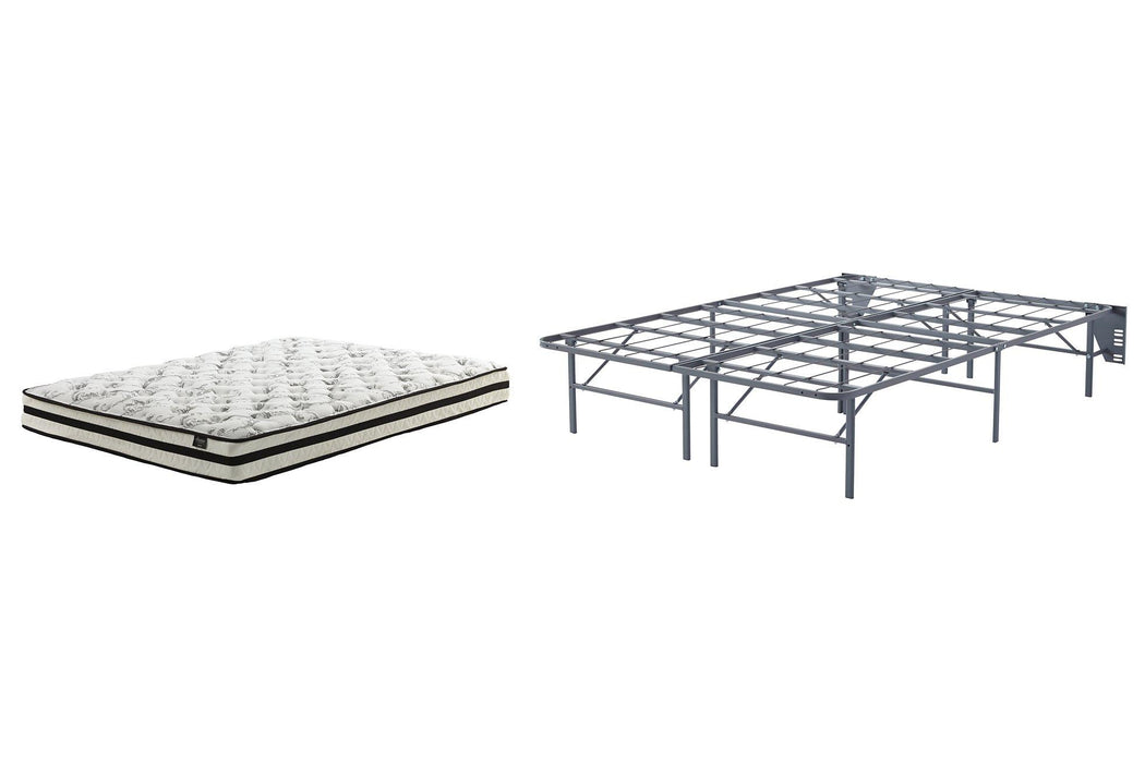 8 Inch Chime Innerspring Mattress Set - One & Only Furniture