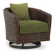 Horizon Hall Outdoor Swivel Lounge Chair with Cushion - One & Only Furniture