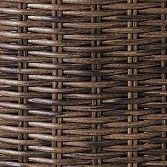 Paradise Trail Paradise Trail Fire Pit Table with 4 Nuvella Swivel Lounge Chairs - One & Only Furniture