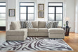 Calnita Sectional with Chaise - One & Only Furniture
