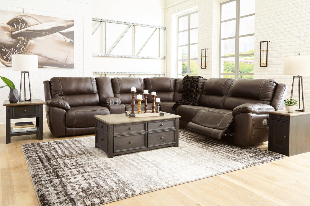 Dunleith Power Reclining Sectional - One & Only Furniture
