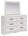 Cayboni Dresser and Mirror - One & Only Furniture