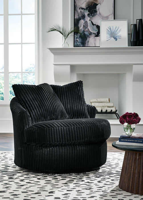 Gramwell Swivel Accent Chair - One & Only Furniture
