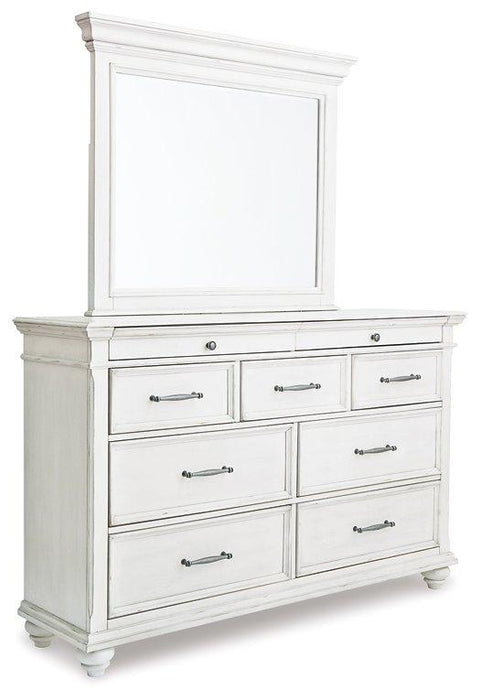 Kanwyn Dresser and Mirror - One & Only Furniture