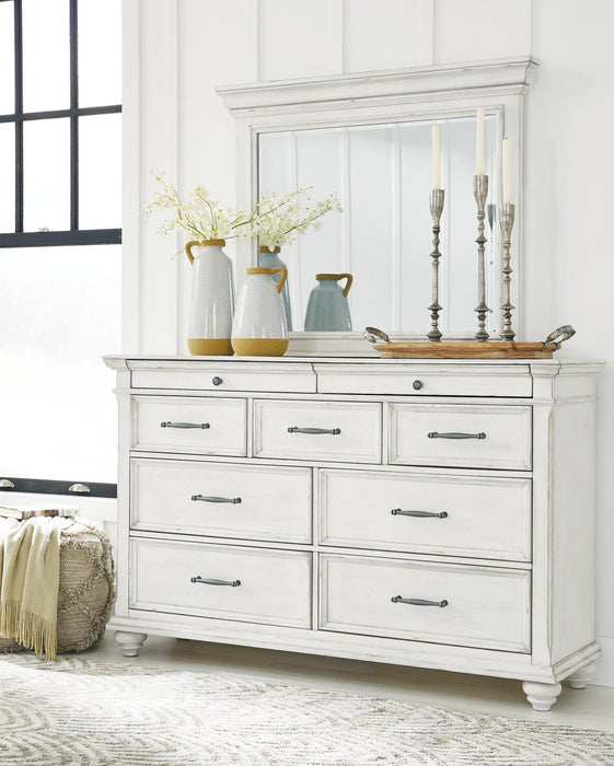 Kanwyn Dresser and Mirror - One & Only Furniture