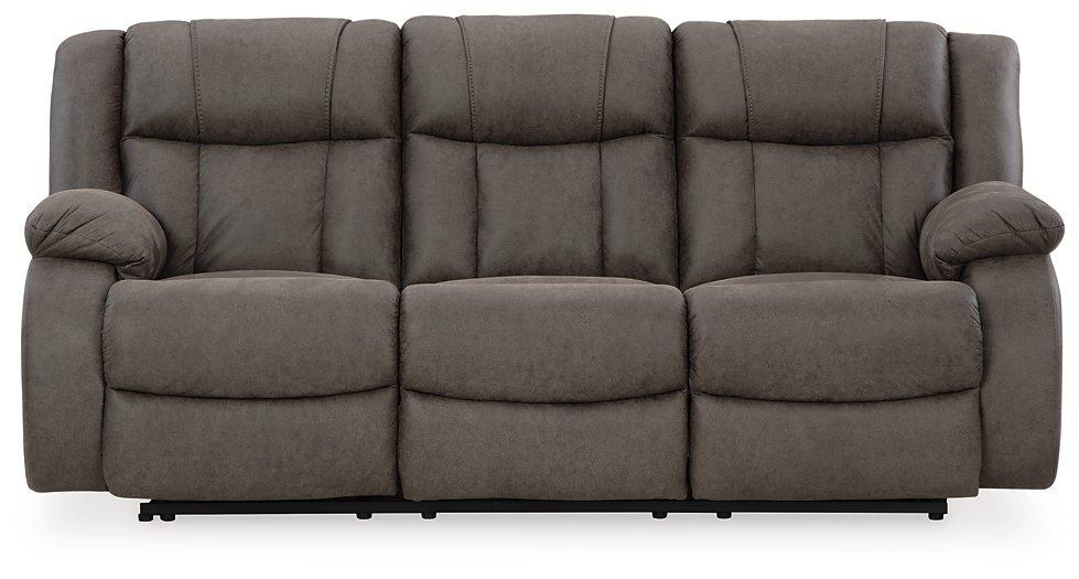 First Base Reclining Sofa - One & Only Furniture