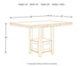 Ralene Counter Height Dining Set - One & Only Furniture